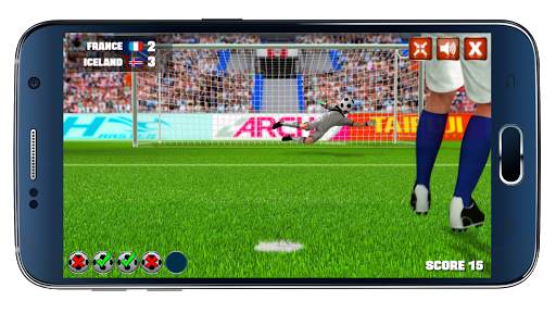 Penalty soccer challenge (Offline Game) screenshot 3