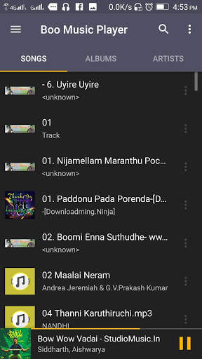 Boo Music Player screenshot 3