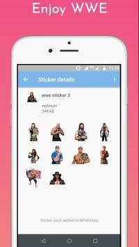 WWE Stickers for whatsapp (WAStickerApps) स्क्रीनशॉट 6