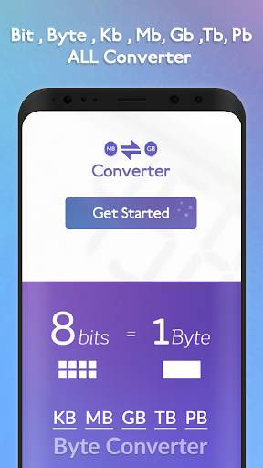 KB to MB MB to GB or GB to KB : All Byte Converter screenshot 1