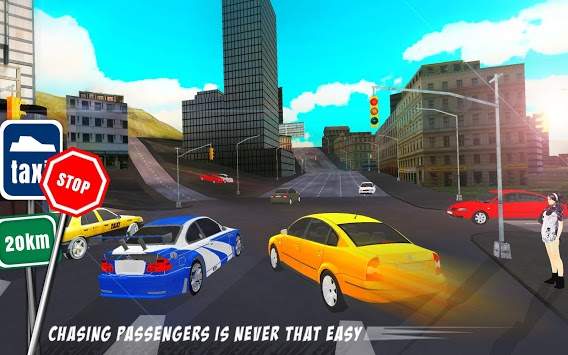 Taxi Driving 3D: Snow City screenshot 3