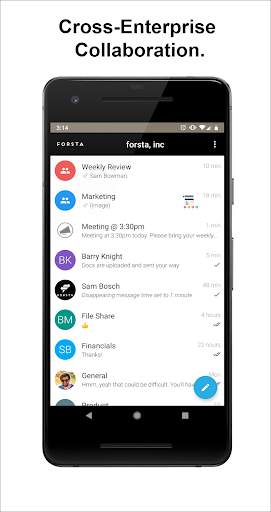 Forsta Secure Messenger screenshot 1