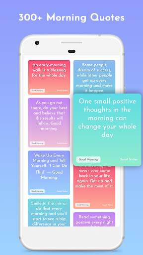 Good Morning Sticker and Quotes for WA screenshot 4