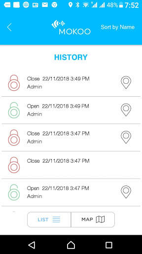 Mokoo smart lock app screenshot 5