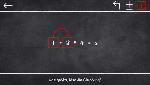 x=1: Spielerisch Gleichungen lösen screenshot 3