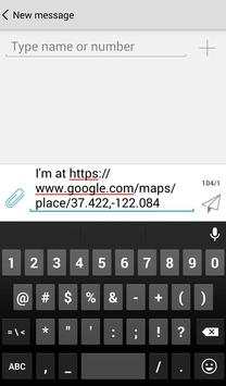 SendLocation screenshot 2