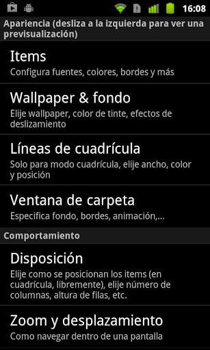 Lightning Launcher - Español screenshot 2