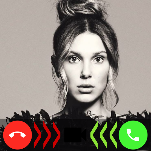 Millie Bobby Brown Fake Video Call Chat Simulator icon