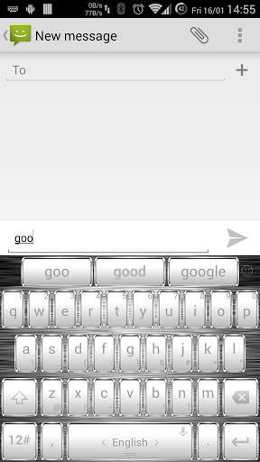 Keyboard Theme Frame W Silver screenshot 3