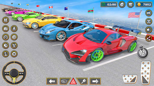 Crazy Car Stunt game mega ramp screenshot 4