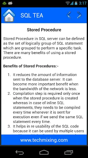 SQL Tea screenshot 3