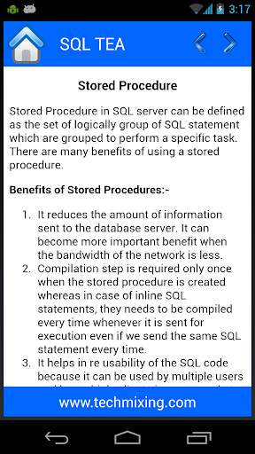 SQL Tea screenshot 3