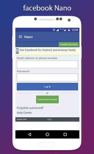 Nano for Facebook (save video) screenshot 3
