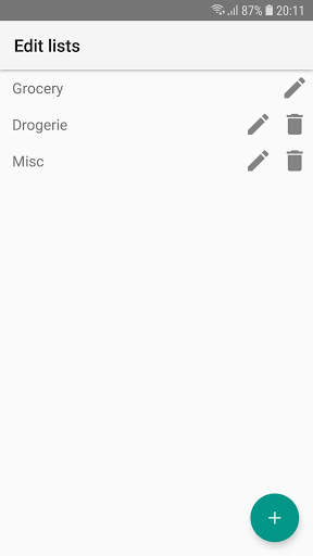 Shopping list screenshot 4