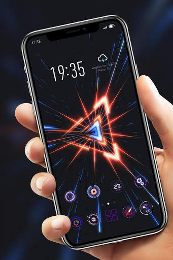 Bright radiology tech theme Galaxy G10 launcher screenshot 4