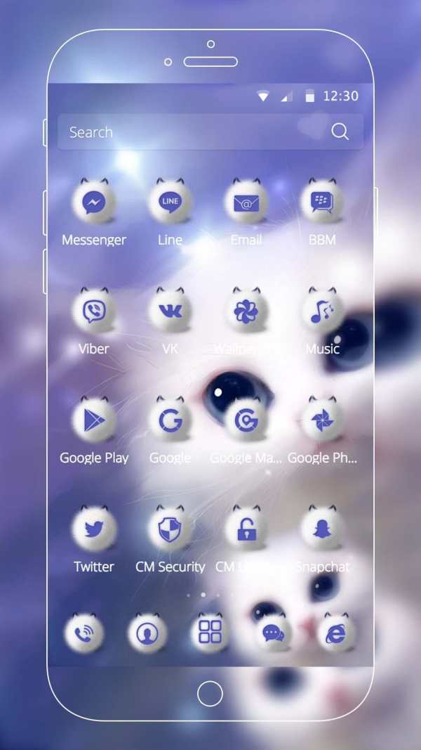 Cute Kitty Theme screenshot 3