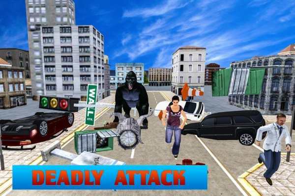Angry Gorilla Town Attack screenshot 1