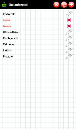 Einkaufszettel screenshot 8