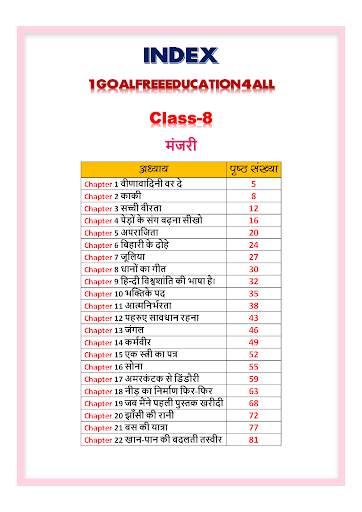 8th class hindi solution upboard screenshot 2