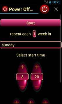 Power off Schedule screenshot 15