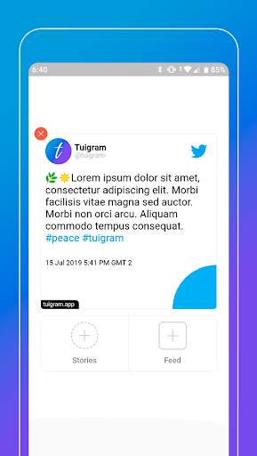 Tuigram - Share tweets on instagram screenshot 6