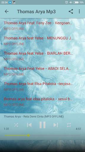 Thomas Arya Mp3 Offline screenshot 5