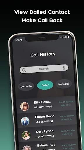 Call history:Get Call Details screenshot 5