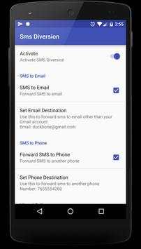 SMS Diversion 1 تصوير الشاشة
