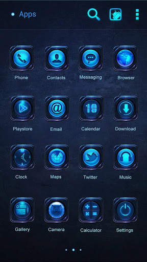 DNT Robot GO Launcher Theme screenshot 2