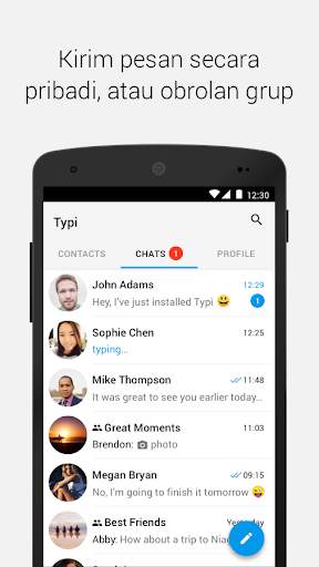Typi Messenger screenshot 3