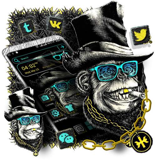 Monkey Swag Launcher Theme 1.0.1