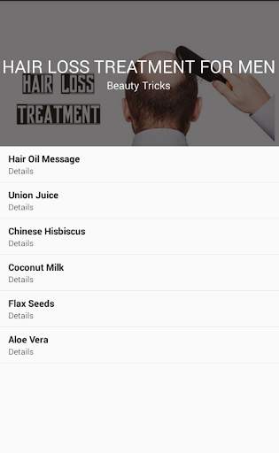 Hair loss Treatment for men screenshot 2