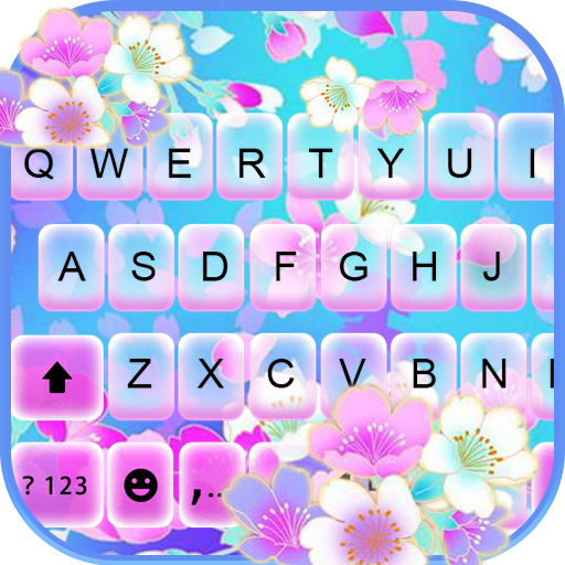 Bright Flowers 2 Keyboard Background icon