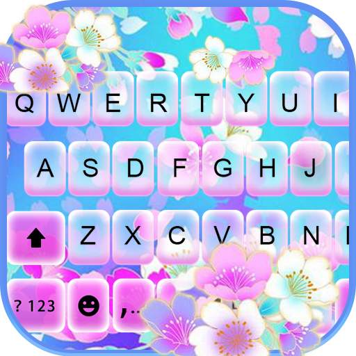 Bright Flowers 2 Keyboard Background 1.0