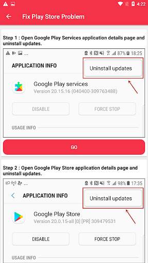 Fix Play Store Problem screenshot 2
