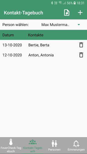 Fieberkontrolle screenshot 4