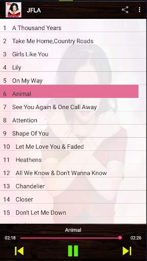 JFLA Cover Song screenshot 2
