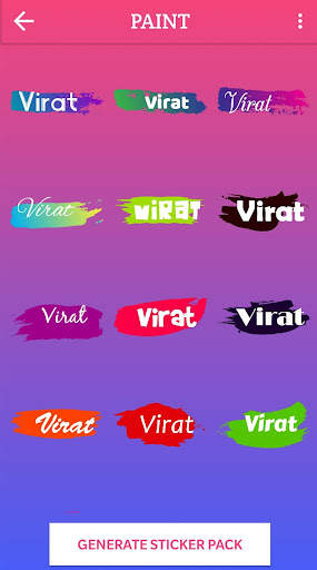 Name Sticker Maker -  Chat Sti screenshot 3