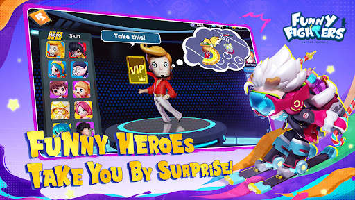 Funny Fighters: Battle Royale screenshot 2