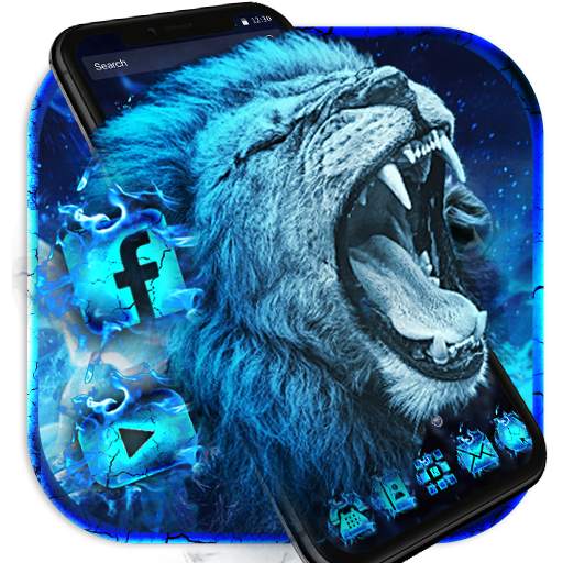 Flaming Wild Lion Themes Live Wallpapers 1.0