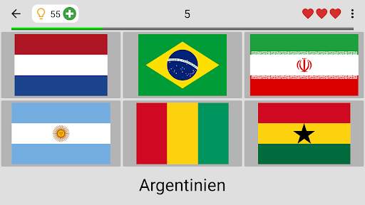 Flaggen aller Länder der Welt Nationalflaggen-Quiz screenshot 6