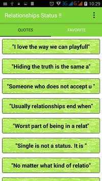 Relationships Status screenshot 2