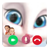Call Video Talking Cat Angella Prank icon