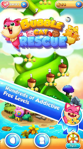 Bubble Cat Rescue screenshot 13