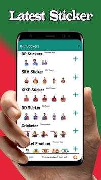 IPL Cricketer Stickers : WAStickerApps screenshot 2