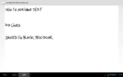 Invisible Pen Memo Note Lite screenshot 12