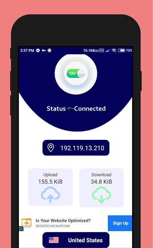 Kproxy VPN - Unlimited Fast Anonymous Proxy screenshot 3