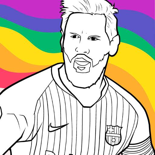Draw Coloring Football Players 2.0