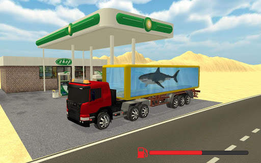 Sea Animals Transport Truck Simulator screenshot 4