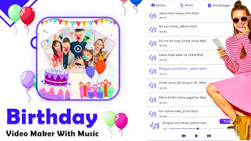 Birthday Video Maker with Song and Name screenshot 3